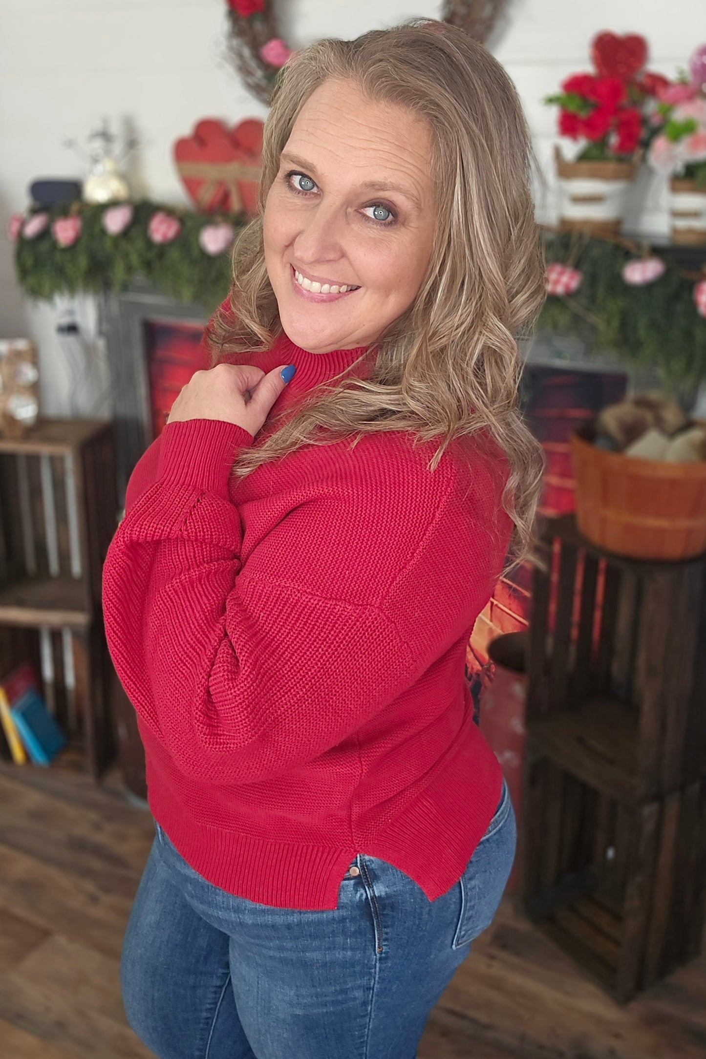 Mindy Mixed Textured Sweater