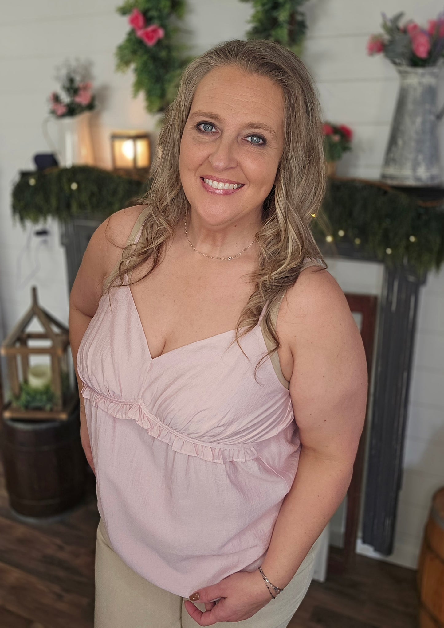 Cutie Camisole Frill Top
