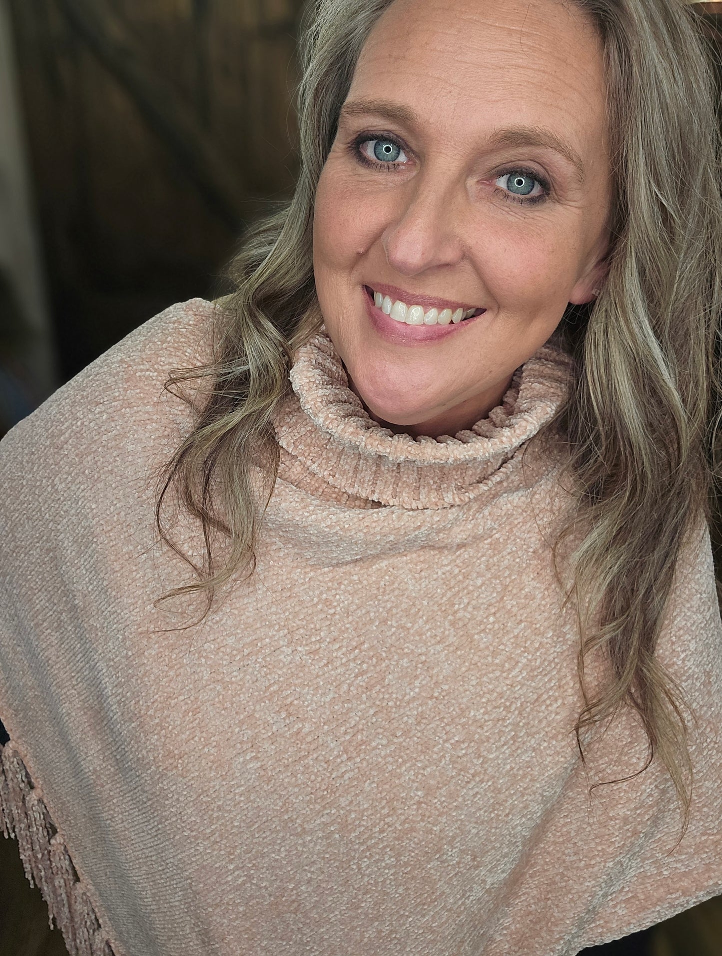 Softest Ever Cowl Neck Poncho