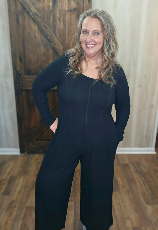 Jump in Long Sleeve Jumpsuit