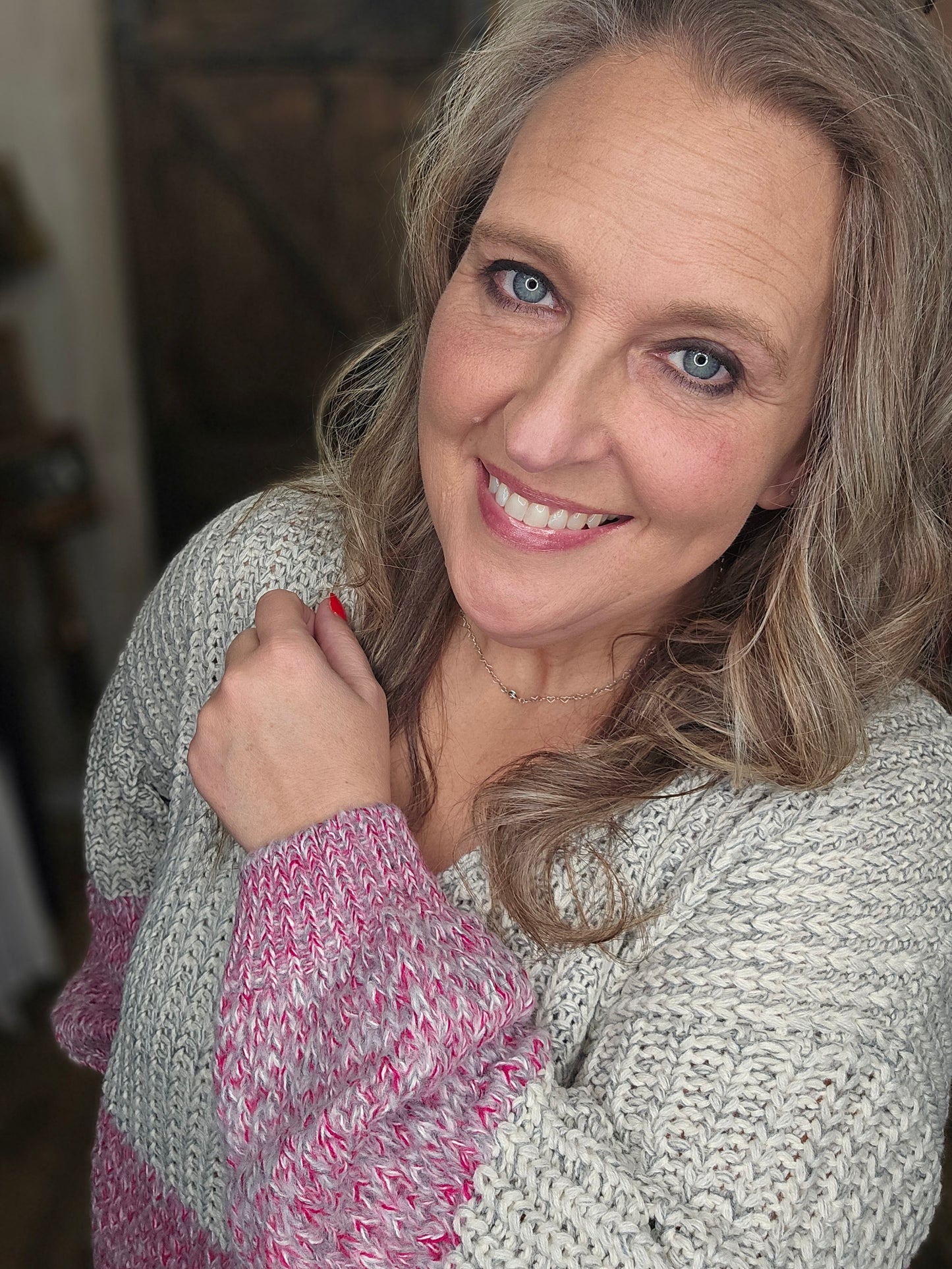 Magnificent Magenta Pocket Sweater