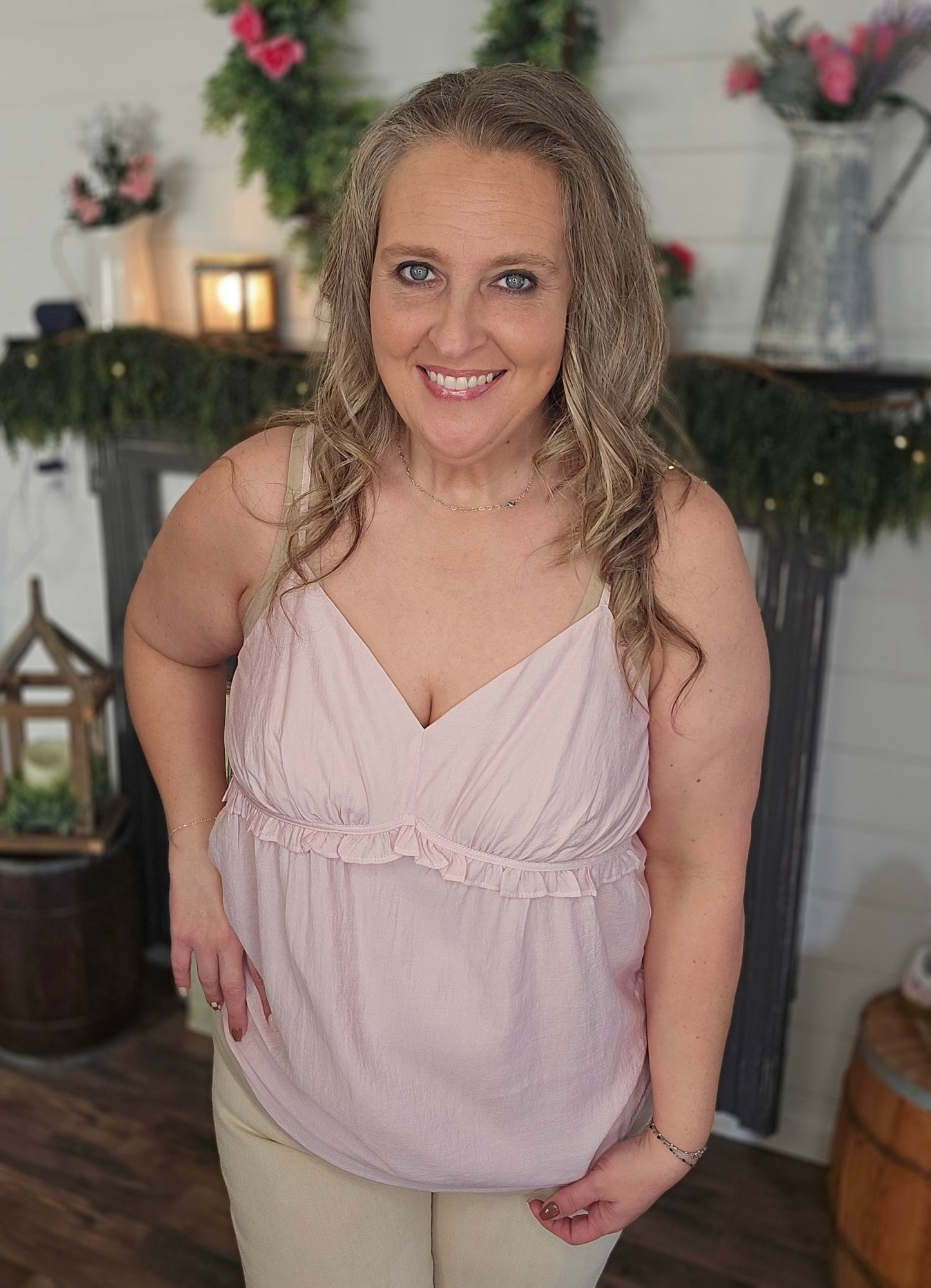 Cutie Camisole Frill Top