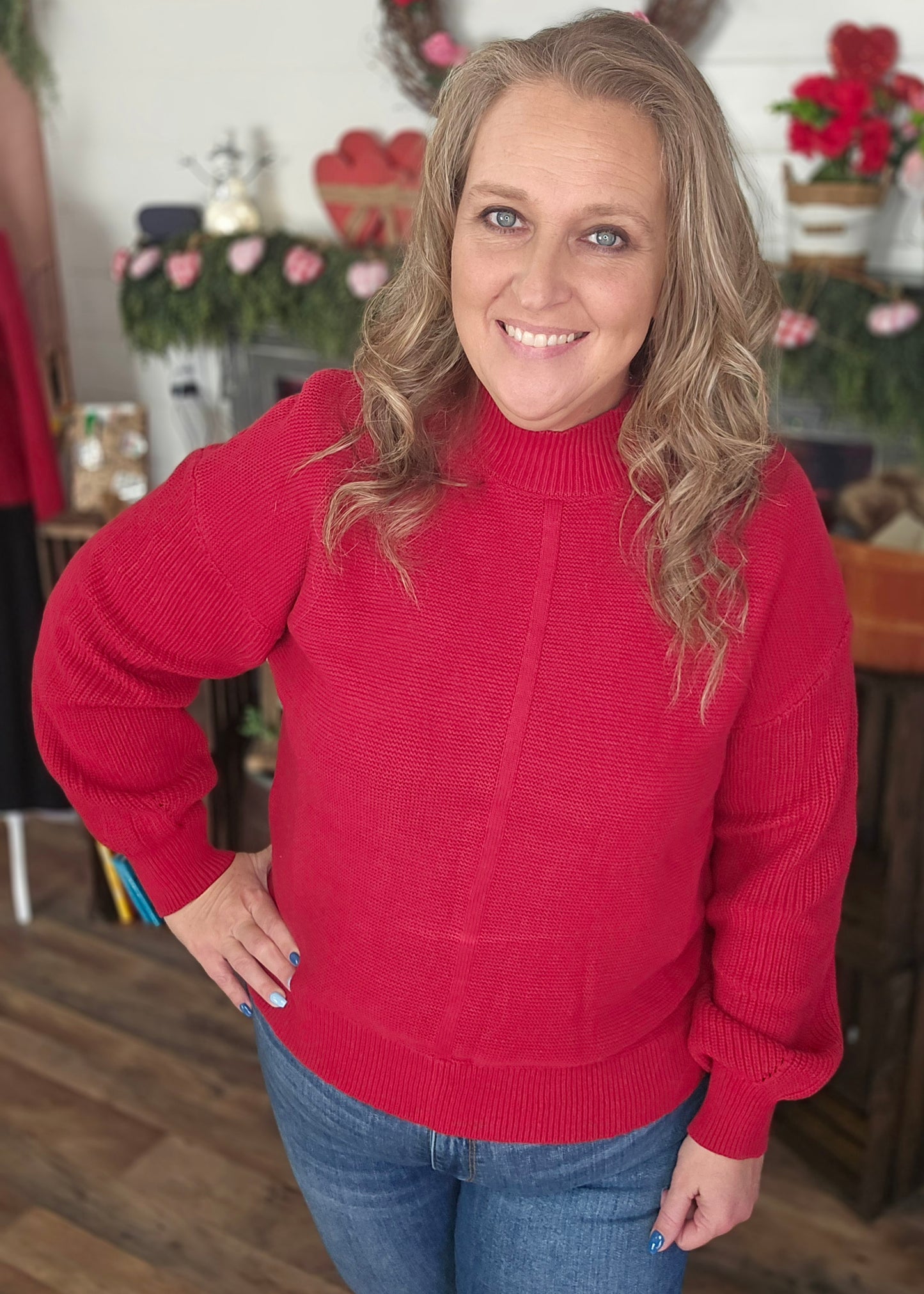 Mindy Mixed Textured Sweater