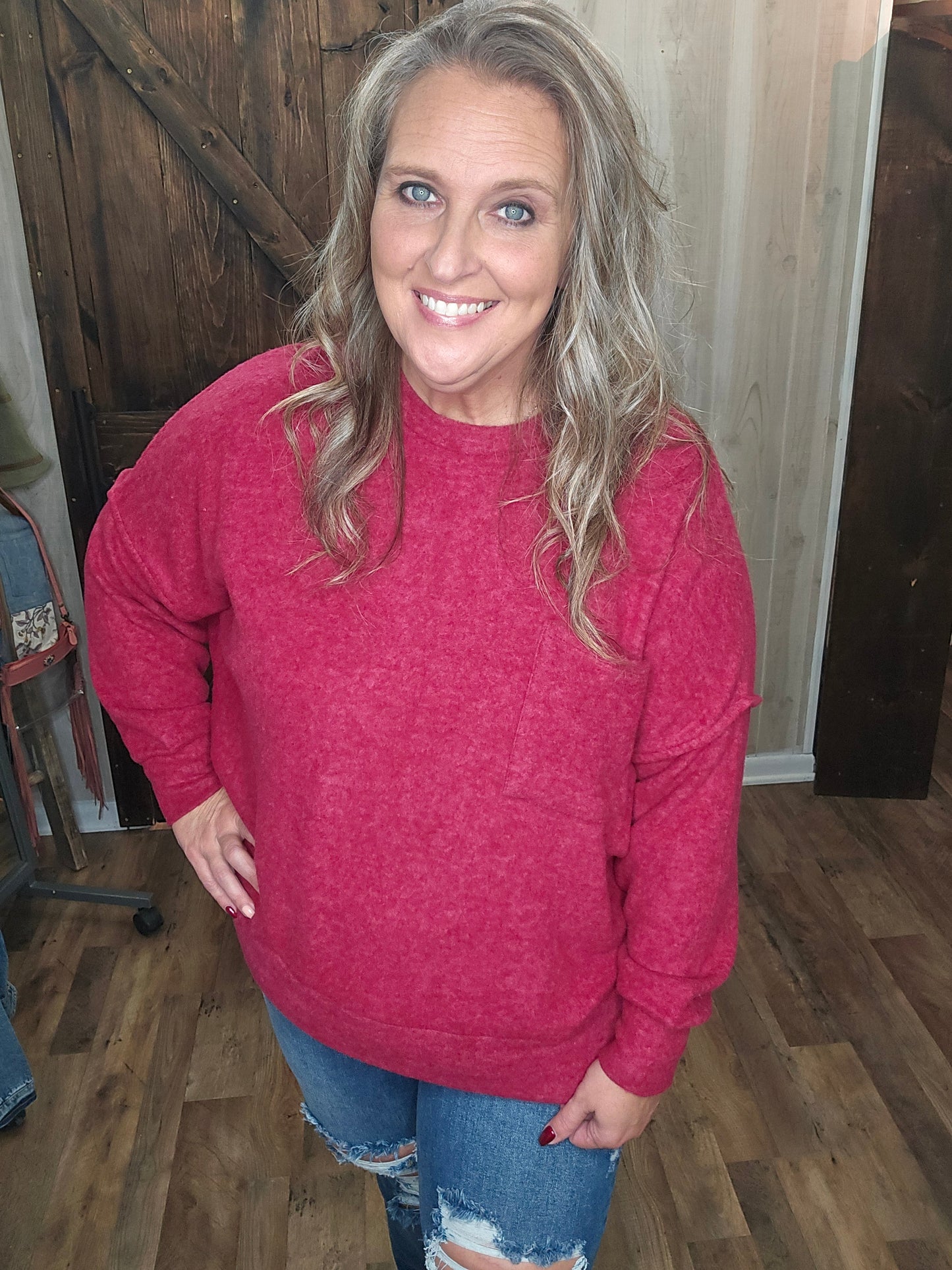 Dreama Drop Shoulder Oversized Sweater