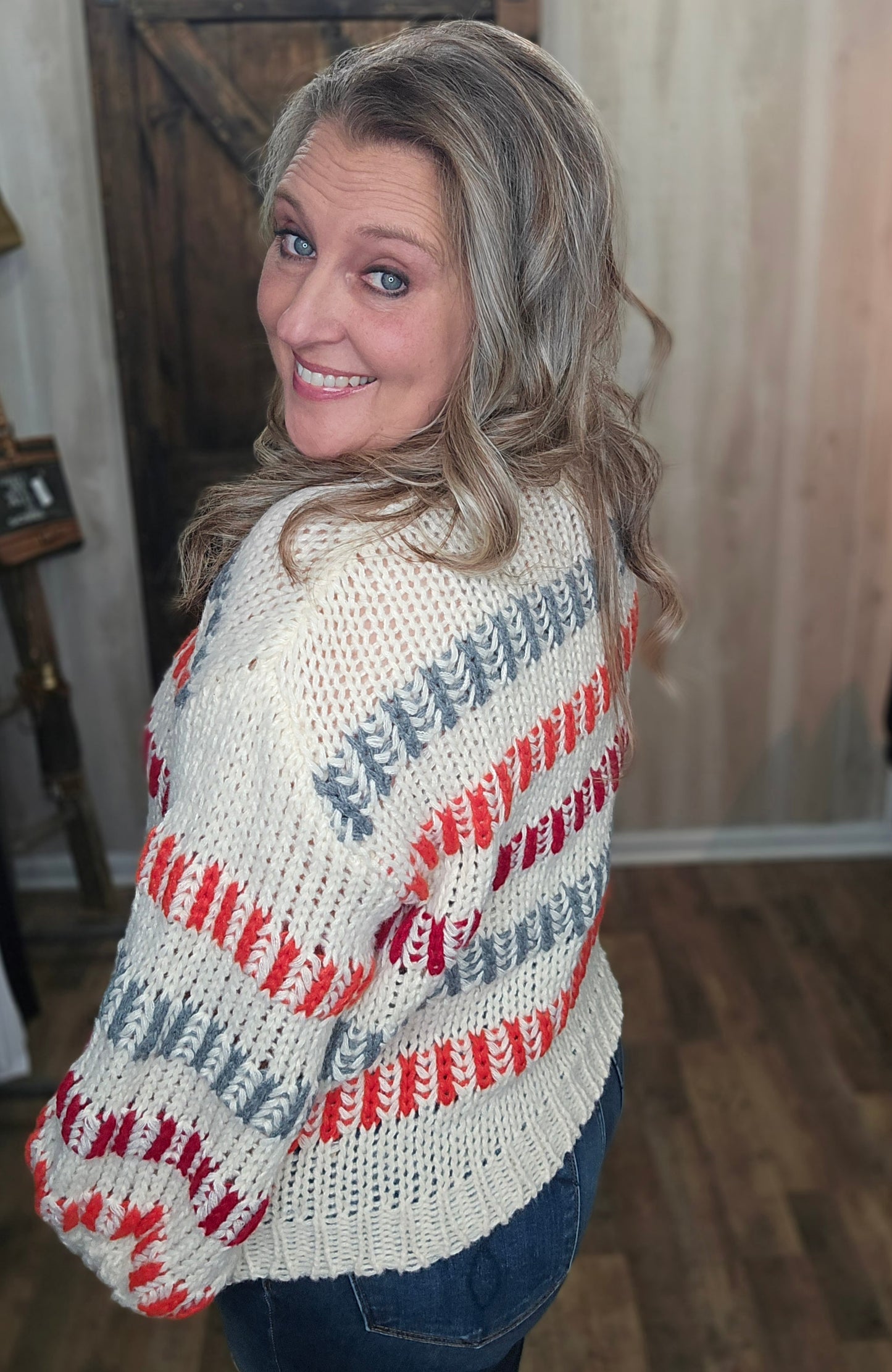 Steffi Sassy Stripe Sweater