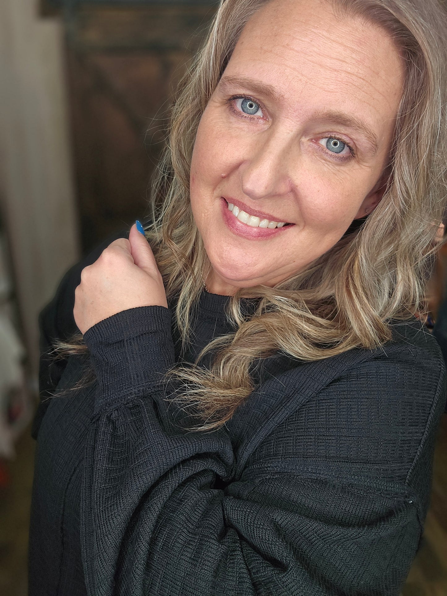 Tessa Textured Knit Top