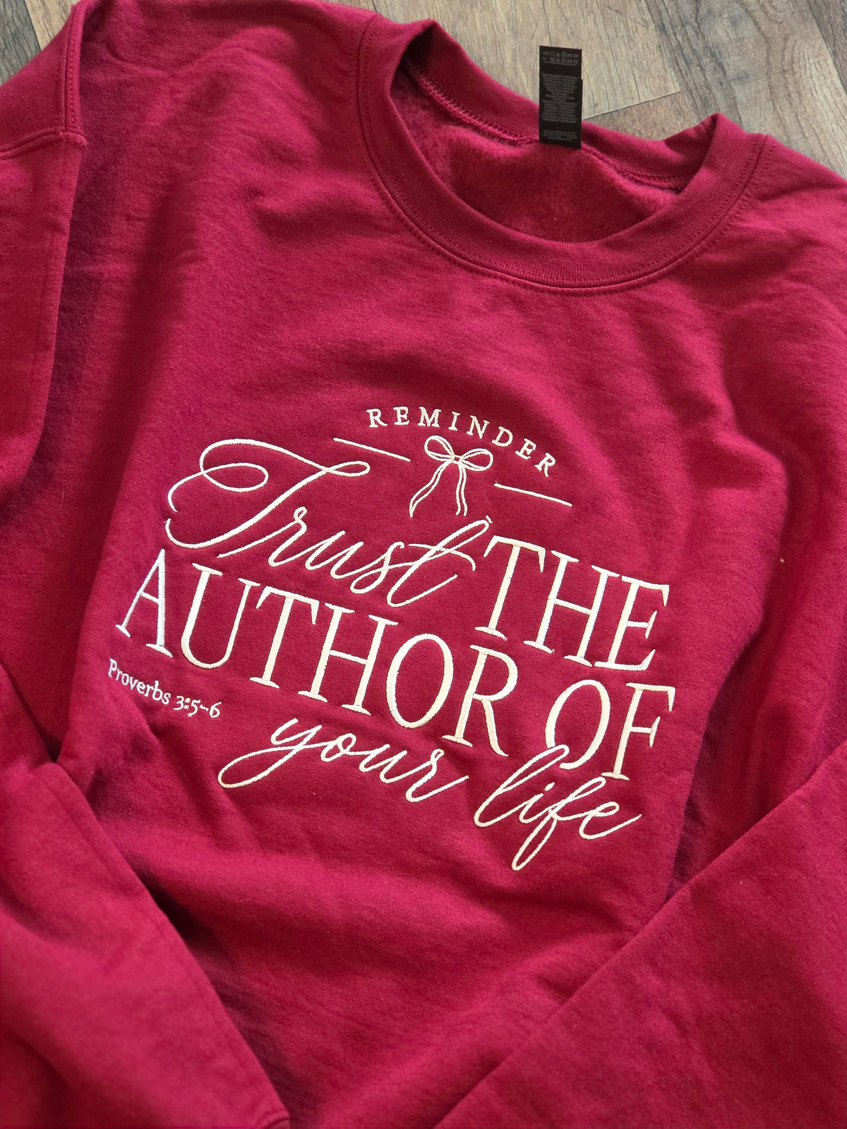 Sewing Memories Trust The Author Sweatshirt