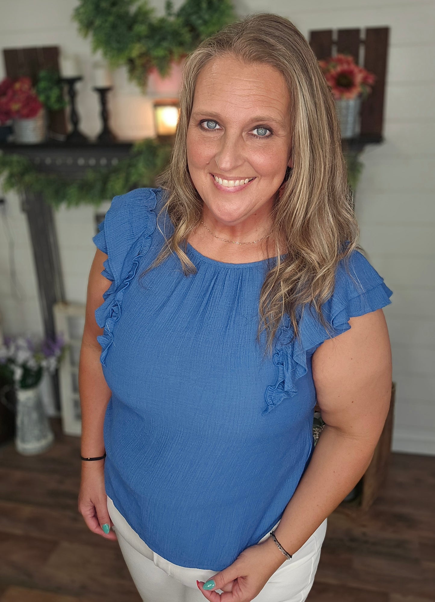 Bow Tie Back Blouse