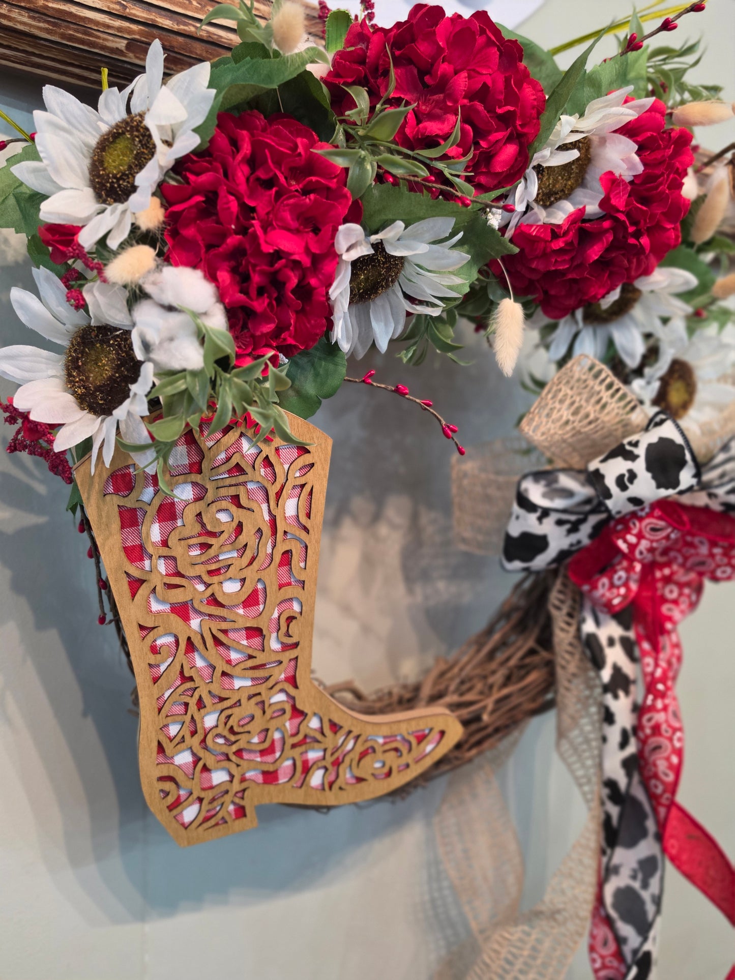 Eagles Country Grapevine Wreath