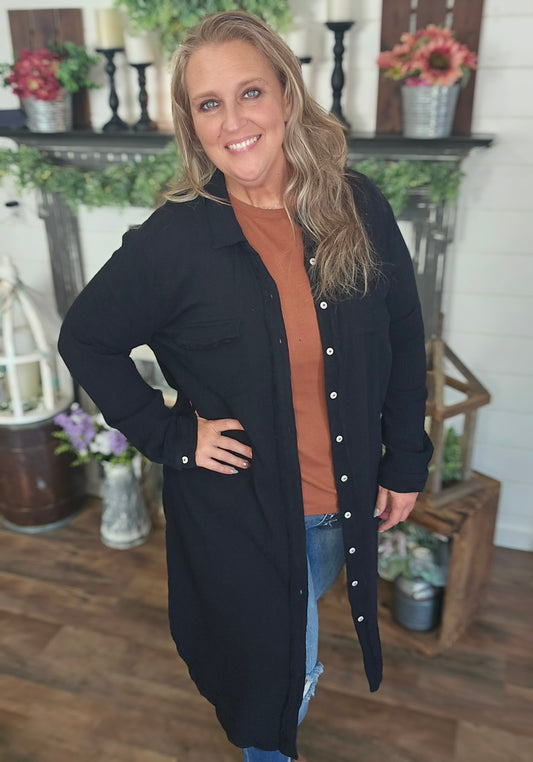 Briley Button Down Shirt Dress