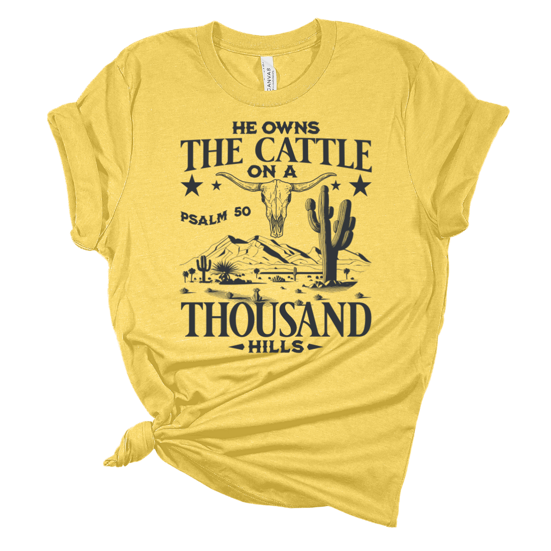 Cattle on a Thousand Hills Tee