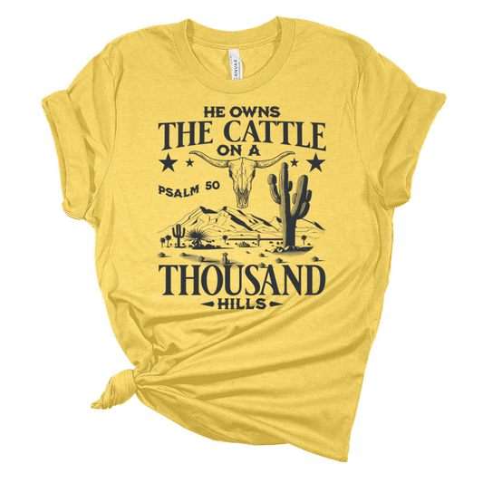 Cattle on a Thousand Hills Tee